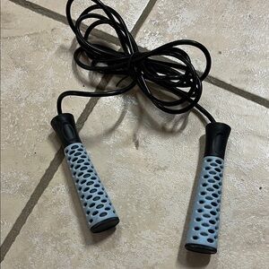 Black and Gray Jump Rope